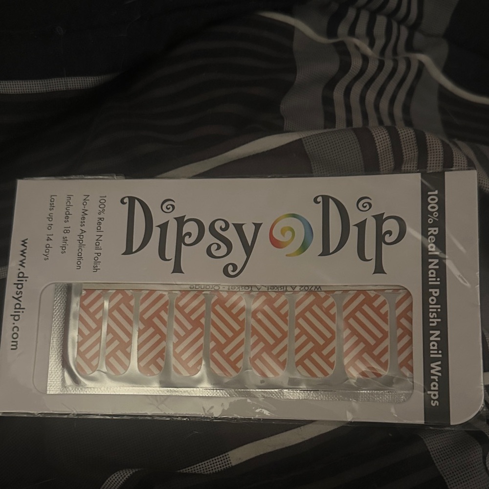 Orange Nail Polish Wraps